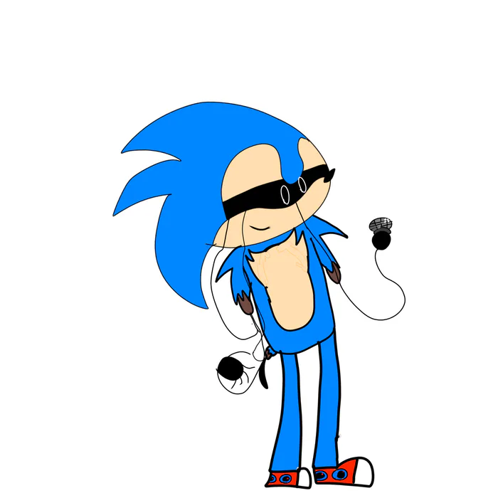 a quick sprite i made of sonic.err [Friday Night Funkin'] [Concepts]