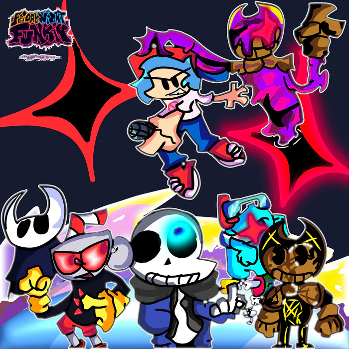 FNF Indie Cross Fanart by TheSWOLEST on Newgrounds