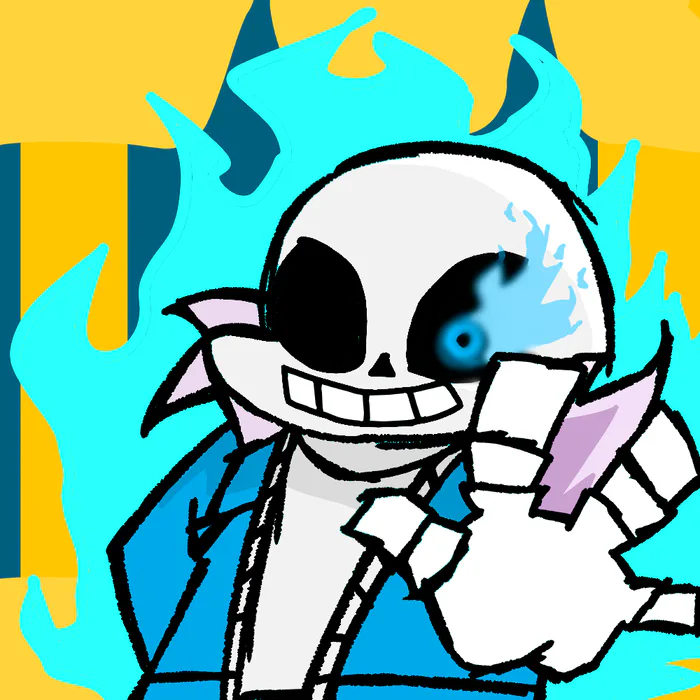 Indie Cross Sans fanart by Berrysmart on Newgrounds