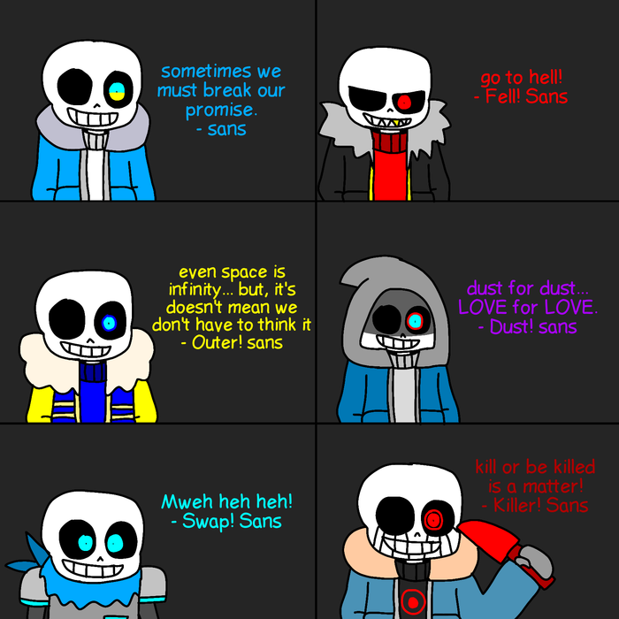 Nightmare!Sans, New Undertale Fanon AU Wiki