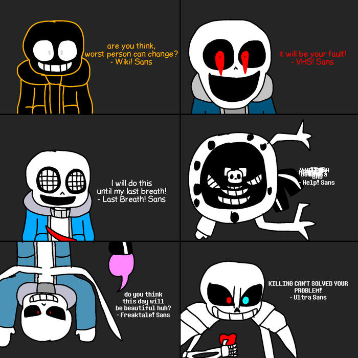 Sans (Nightmare Mode), Sans Battles Wiki