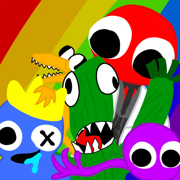 Rainbow Friends Demon Orange : r/RainbowFriends