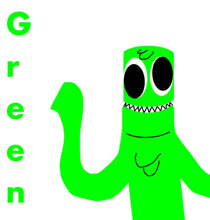 Drew Blue and Green from Roblox Rainbow Friends : r/roblox