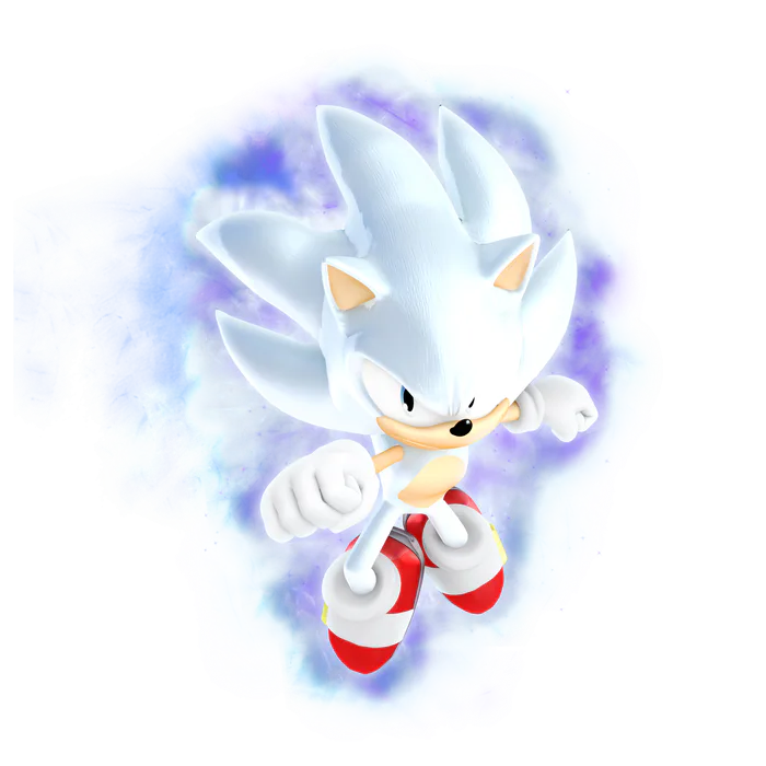 sonic the hedgehog and hyper sonic (sonic) drawn by spacecolonie