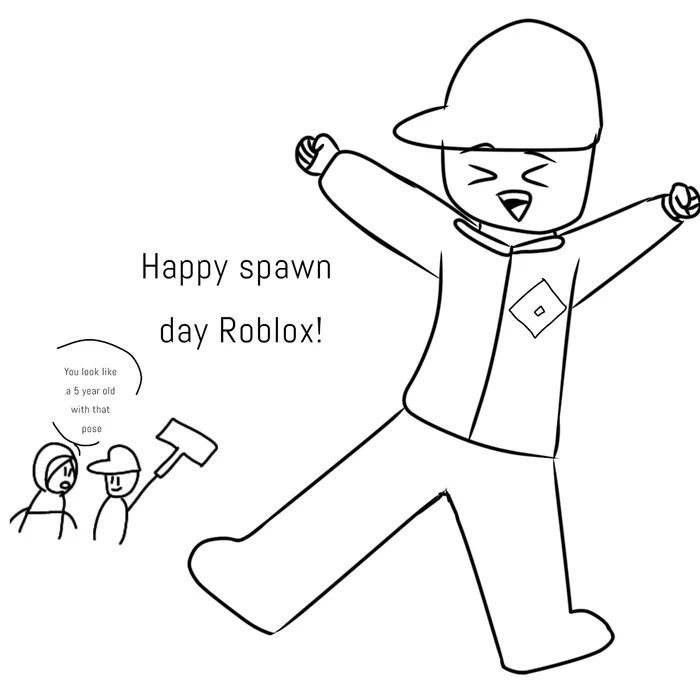 How to Draw a Roblox Noob  Roblox Art Lesson 