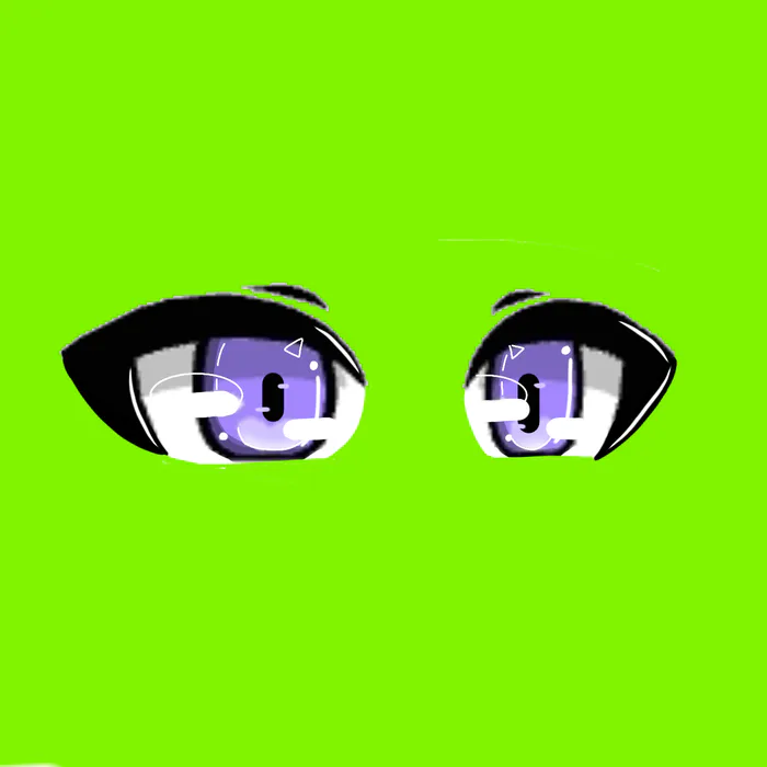 cartoon eyes animation green screen