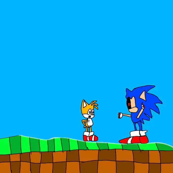 Tails.exe  Sonic fan art, Sonic art, Sonic funny