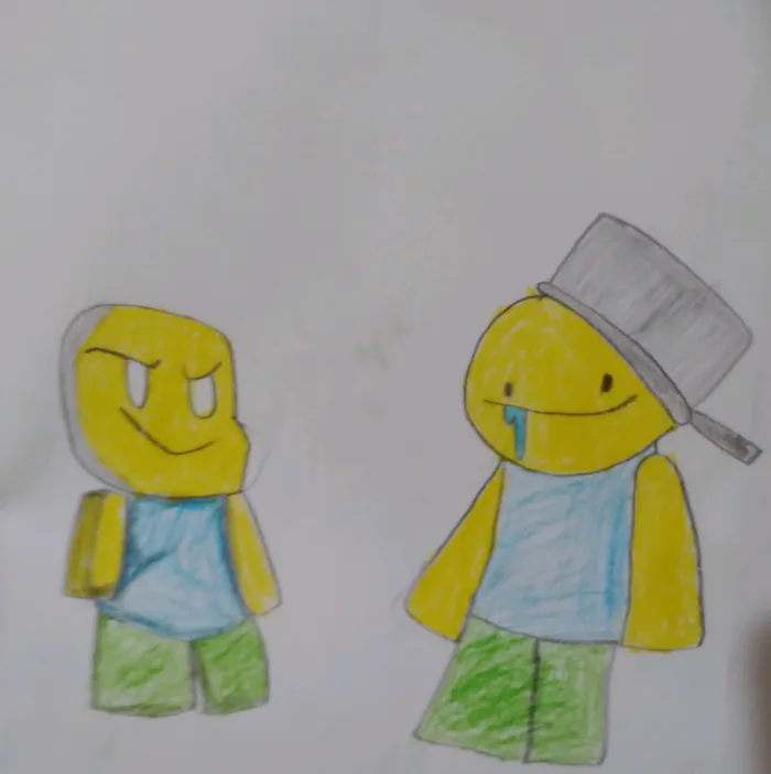 Roblox noob fanart