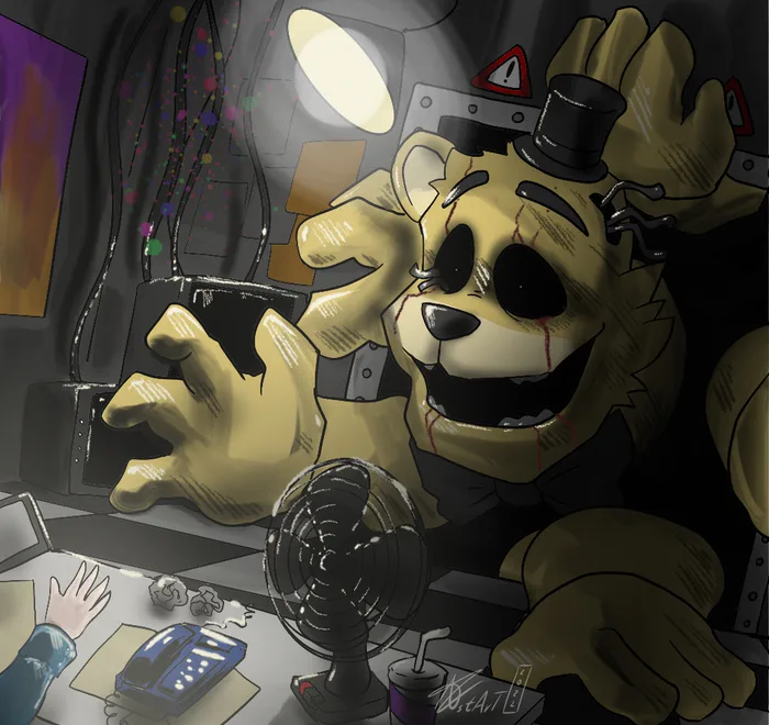 The Joy Of Creation: Reborn Five Nights At Freddy's Digital Art