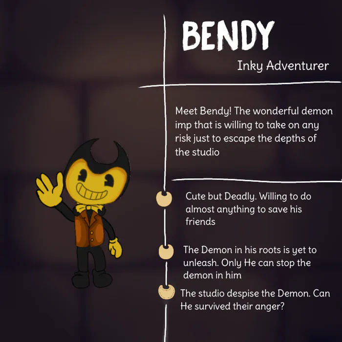 Bendy And The Hidden Writings (Android Bendy Fangame) by NiDe - Game Jolt