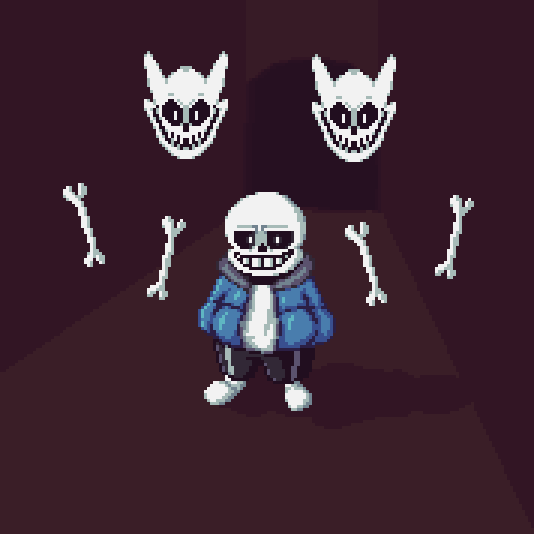 Horror!Sans Sprite (Horrortale) by NateT-G  Undertale pixel art, Horror  sans, Anime pixel art