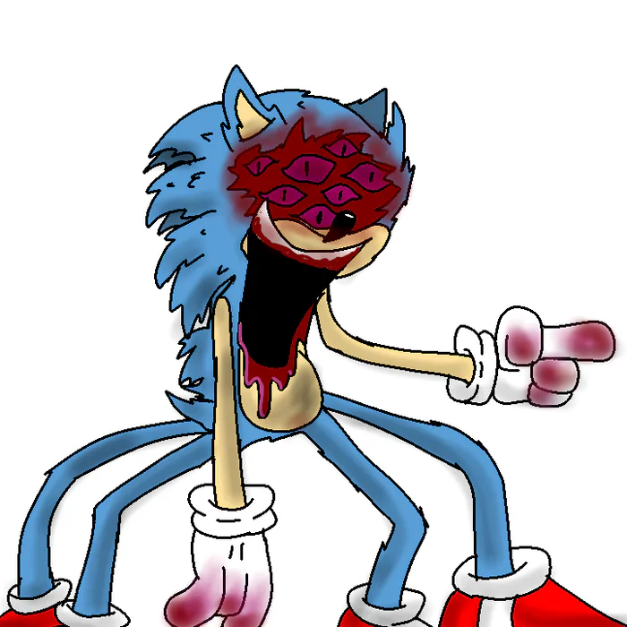 Heres a good ref of him for you all! - Ten Years of Chasing Tails (Sonic.EXE  10 Year anniversary) OFFICIAL Game Page by ExdeadlyMcLazy-Official