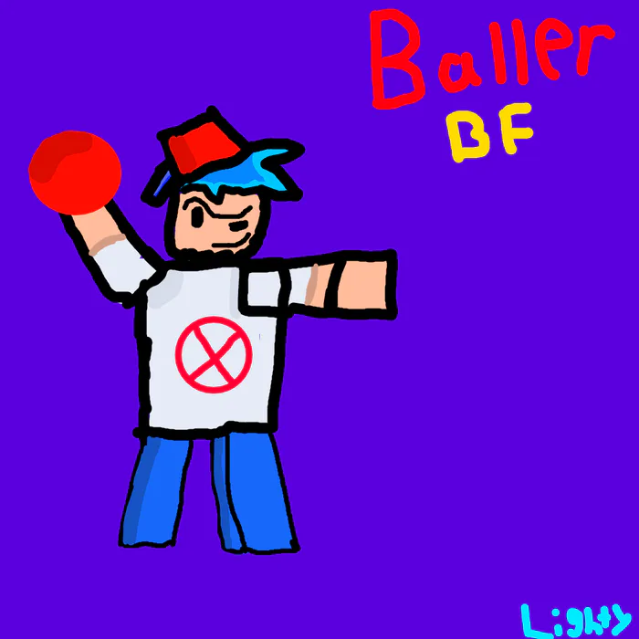 VS baller roblox fnf (joke mod) [Friday Night Funkin'] [Mods]