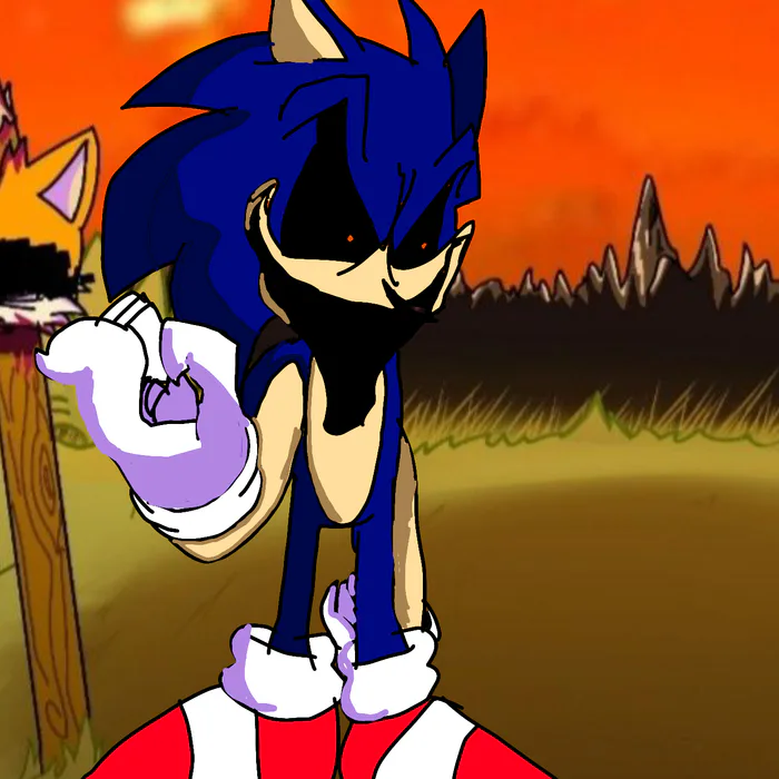 Restoration Of Sonic.EXE  Sonic, Dark fantasy art, Sonic fan art