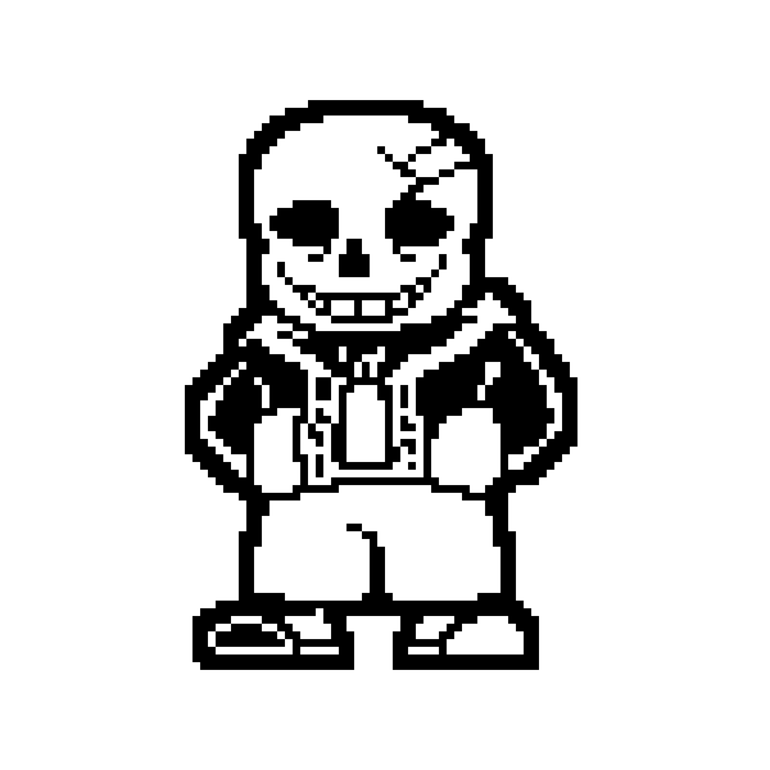 Undertale Pixel Art, Sprite, Sans, Video Games, Drawing, Artist, Line, Line  Art transparent background PNG clipart