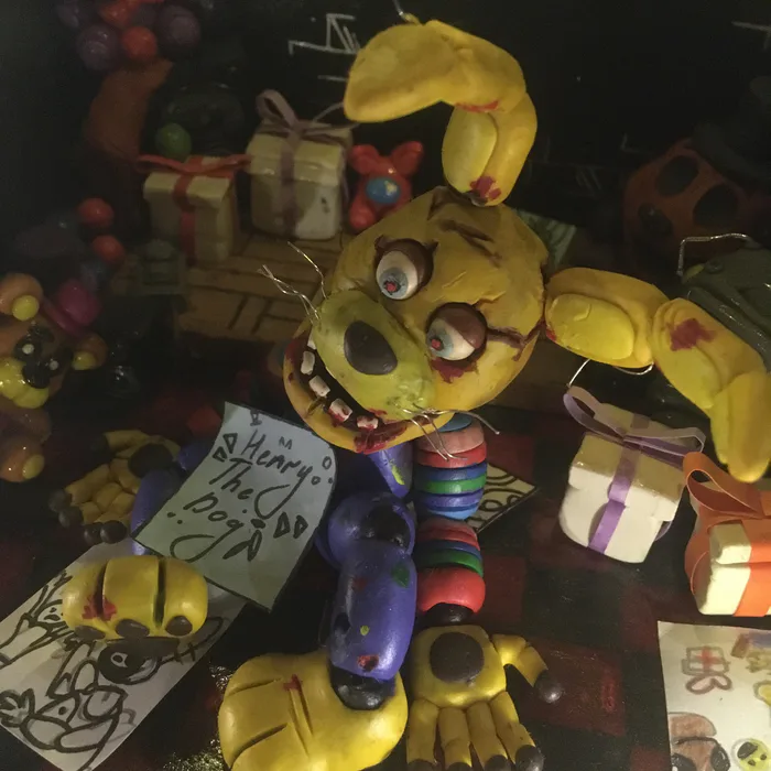 MorosePanda9549 on Game Jolt: FNAF AR: Special Delivery Withered Classic  animatronics. Made by @j