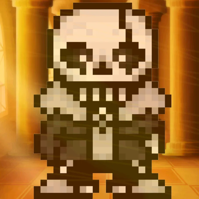 this is my pixel art of reaper sans : r/Undertale