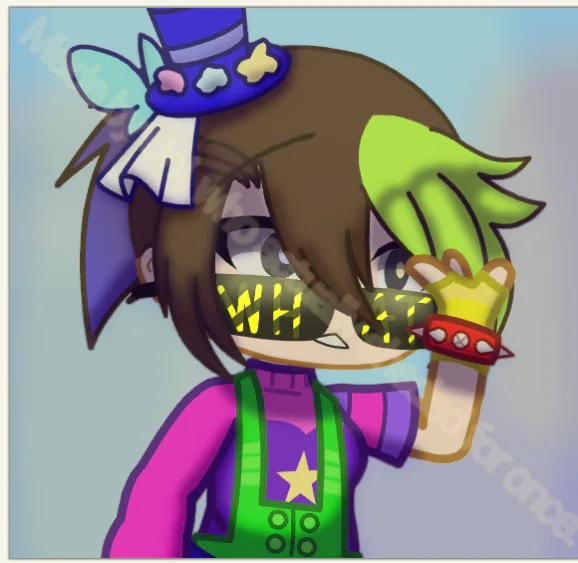 Edit of Leon ( my new-ish gacha life main OC)