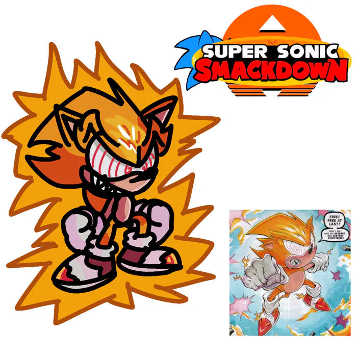 How To Draw Super Sonic.EXE 