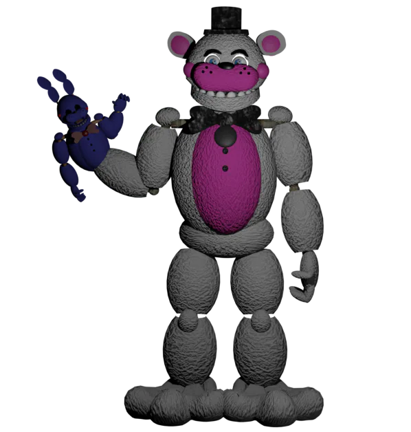 C4D) Foxy Freddy and Golden Freddy Jumpscare Recreations : r