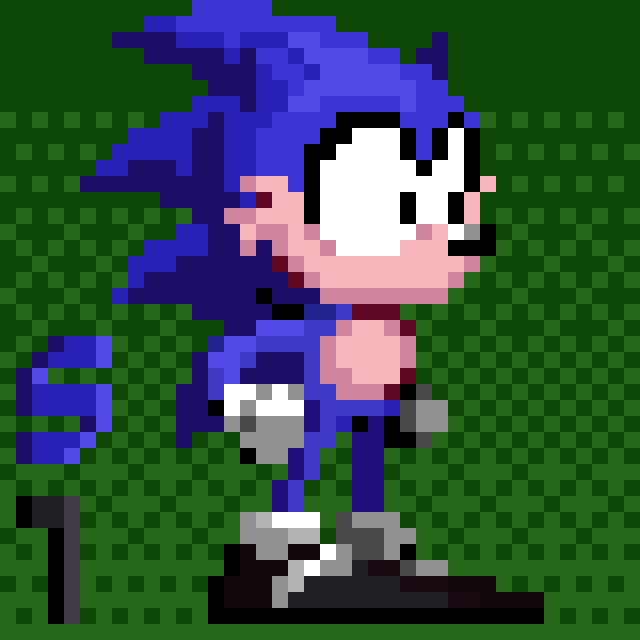 Funni Purpl Shad on Game Jolt: Amy rose in sonic 2 sprite remade