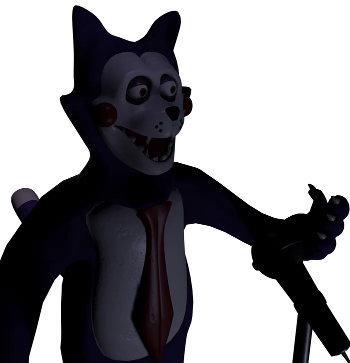 Five nights at Candy's - LowPoly CandytheCat model by BaxtheBat on