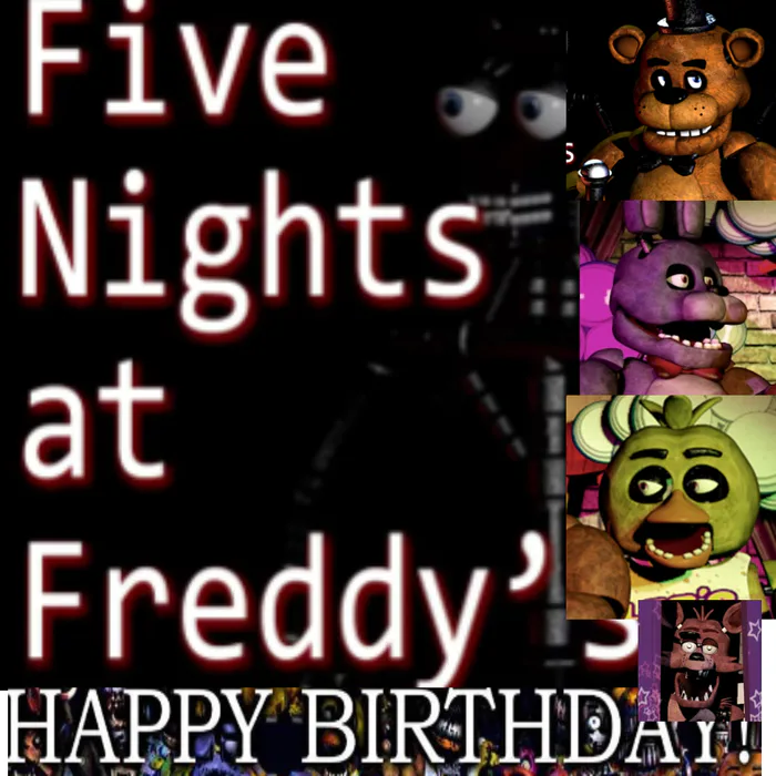 Happy 6th Anniversary of Fnaf 4!! 🎉✨ [My digital art] :  r/fivenightsatfreddys