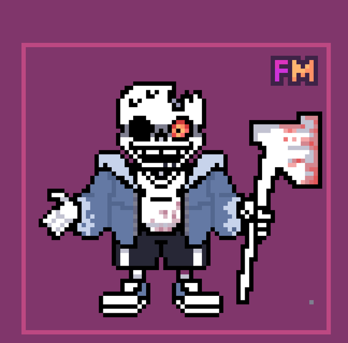 Pixilart - horror sans by me by sans-error-fell