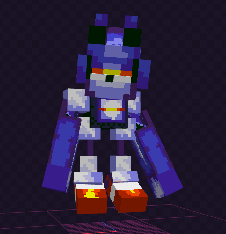 Mecha Sonic MKII Minecraft Skin