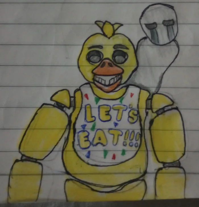 withered chica consertado