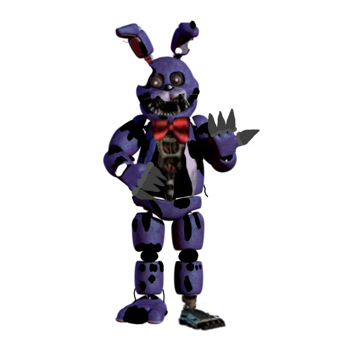 Glamrock Bonnie Security Breach Fury's Rage - Fnaf - Pin