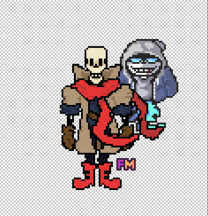 Pixilart - My ink sans sprite by Lekitu