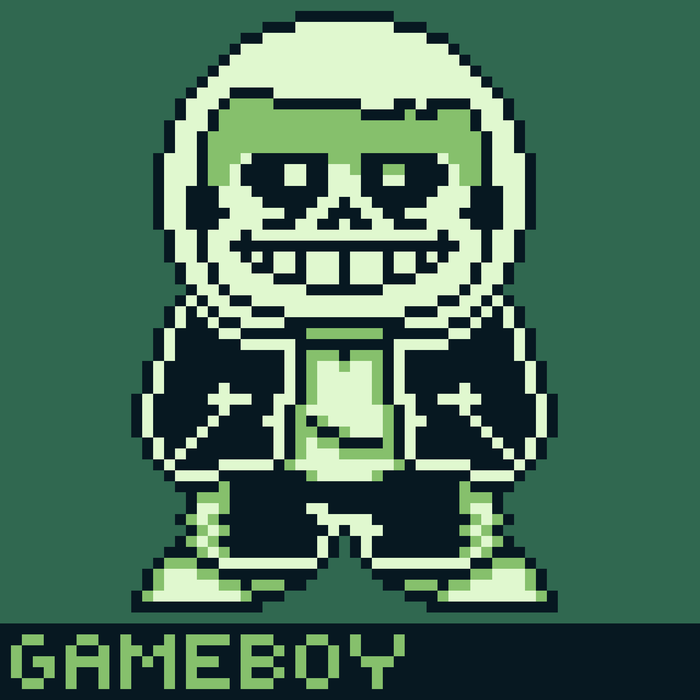 Sans (UNDERTALE) Pixel Art  Minecraft Pixel Art #1 