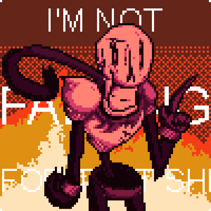 Fallen vhs sans pixel art