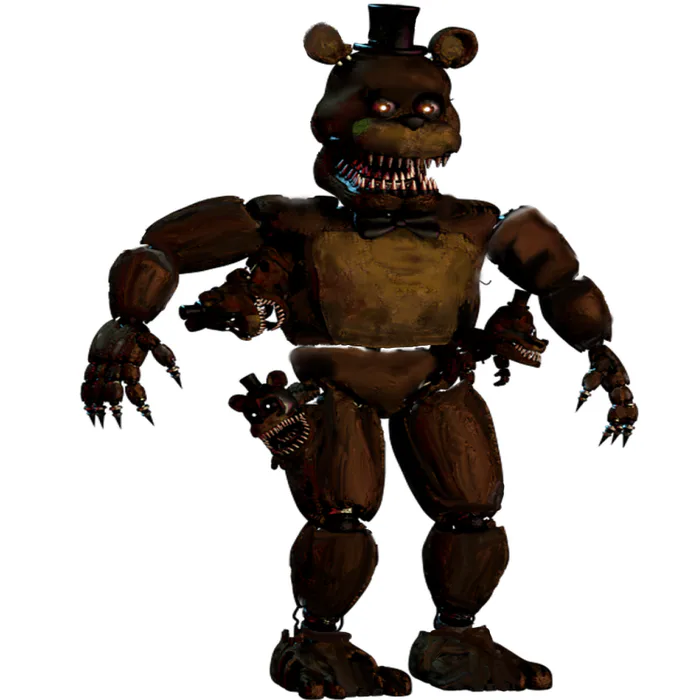 Acquista Fnaf Withered Freddy Fanart Five Nights At Freddy's 2