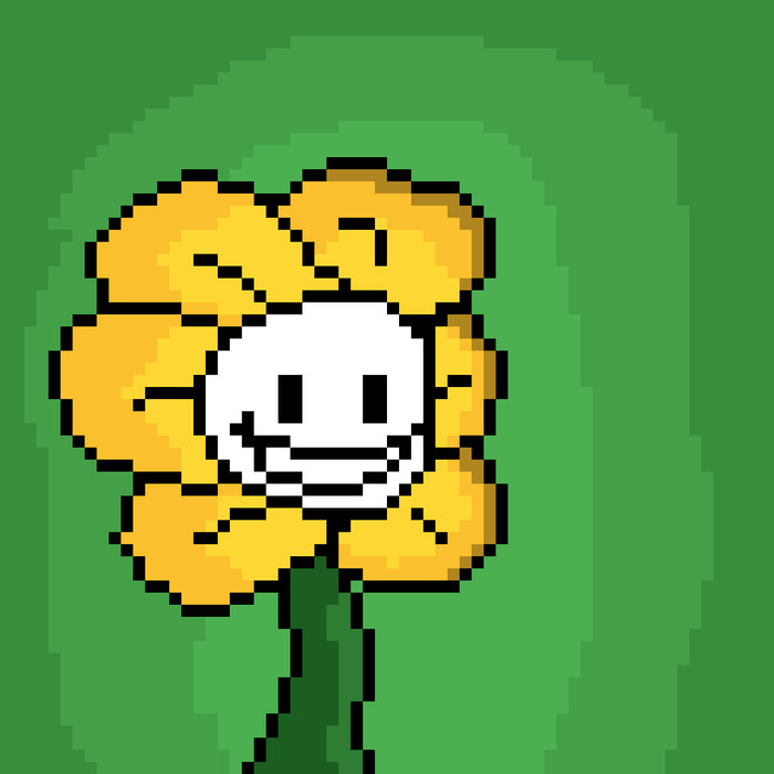 Pixilart - Flowey undertale by Glitched-artist