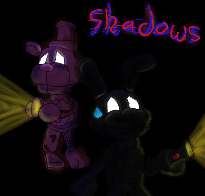 Unwithered shadow Freddy fnaf 2 hallway.