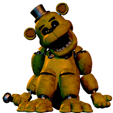 Stylized Fnaf 1 Freddy + Golden Freddy!: fivenightsatfreddys