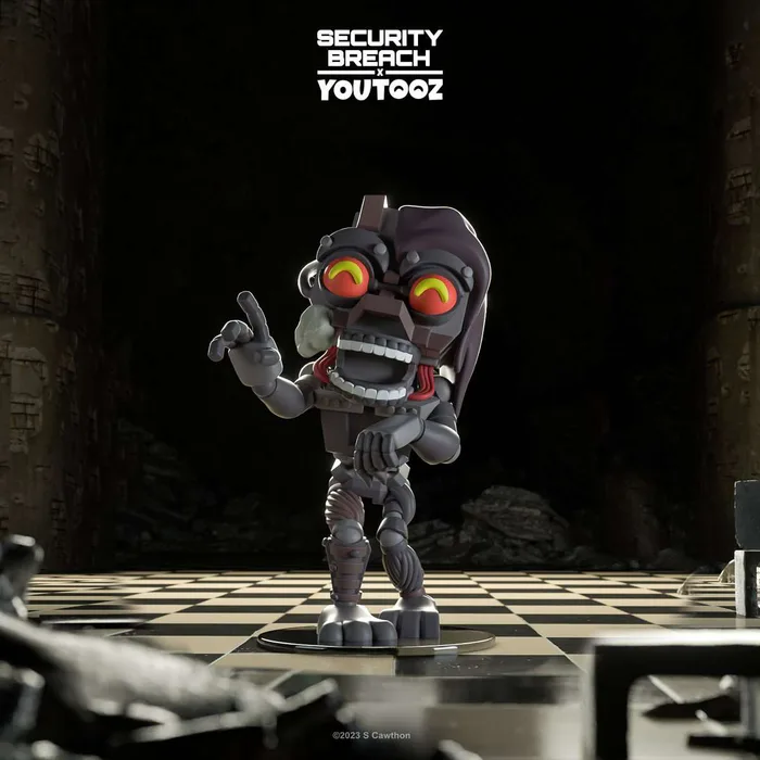 Five Nights At Freddy's Plush Figure Ruined Eclipse 22 Cm Youtooz