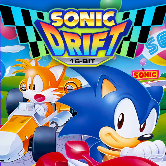 Um fã criou um jogo de corrida do Sonic - Sonic Drift 16 bits