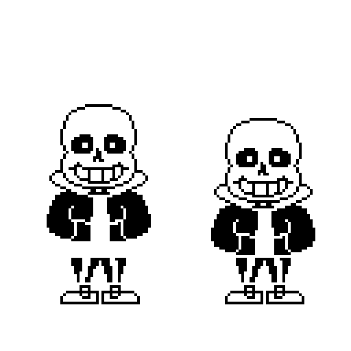 Como hacer a Sans Undertale en Pixel Art 😀 