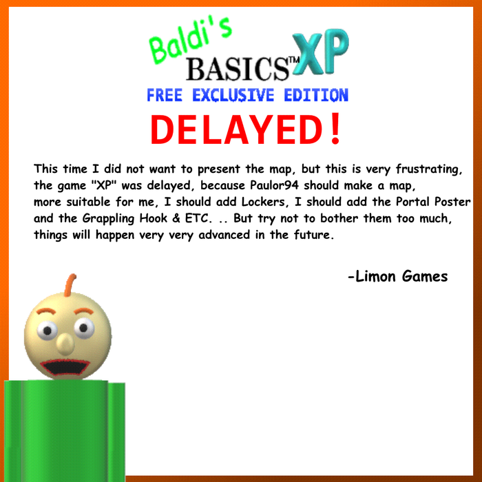 Baldi's Basics - Free Exclusive Edition: XP by Limon Games