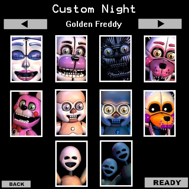 Five nights at Candy's Ultimate Custom Night (FNAF UCN MOD) by  3l-Porcionist4 - Game Jolt