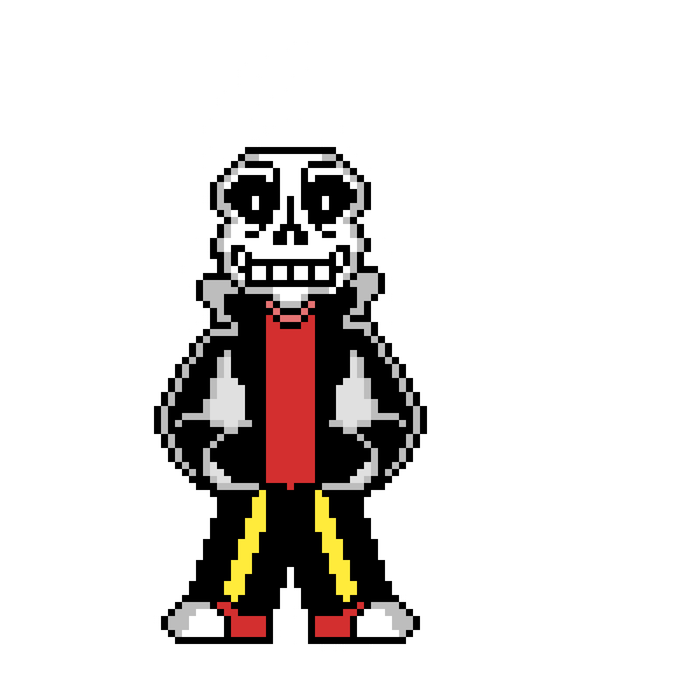 Image: UnderFell! Sans, Pixel Art Maker