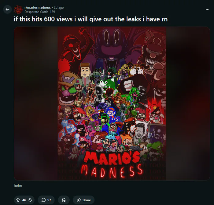New posts - mario's madness community Community on Game Jolt