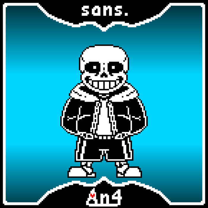 Undertale Sans Battle Sprites - Pixel Art Undertale Sans