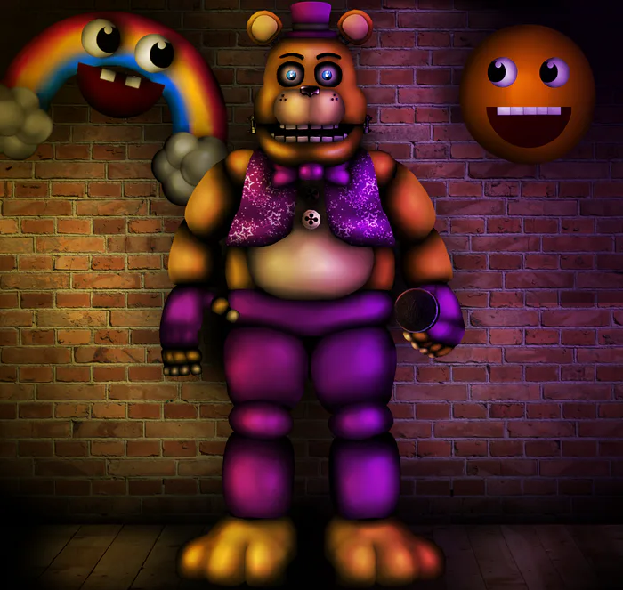 Aleksz. on Game Jolt: Withered Freddy in FNaF AR (Rebooted)