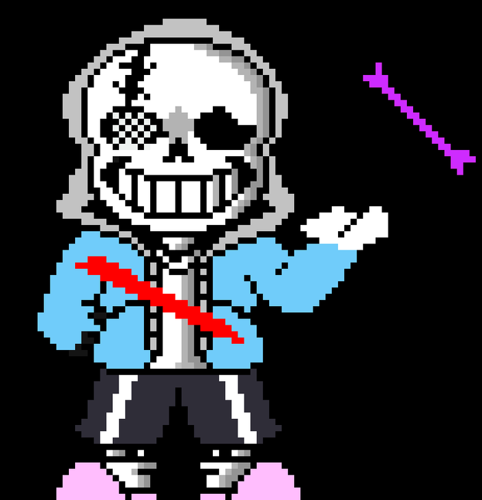 Ink sans pixel art