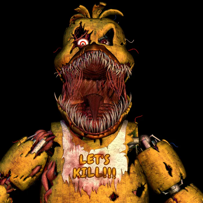 JuoNoVom on Game Jolt: Withered Chica (my version)