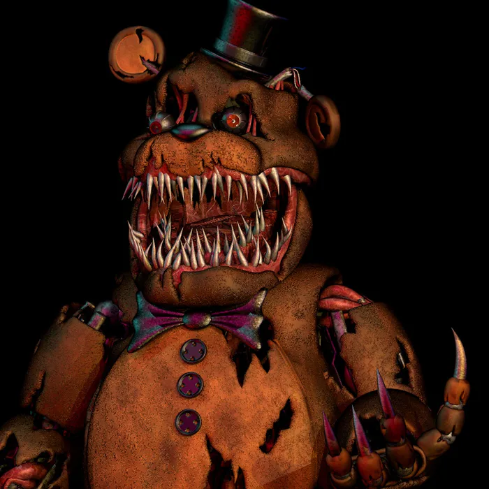 3D file FNAF / FIVE NIGHTS AT FREDDY'S Black Heart Bonnie 💜・3D